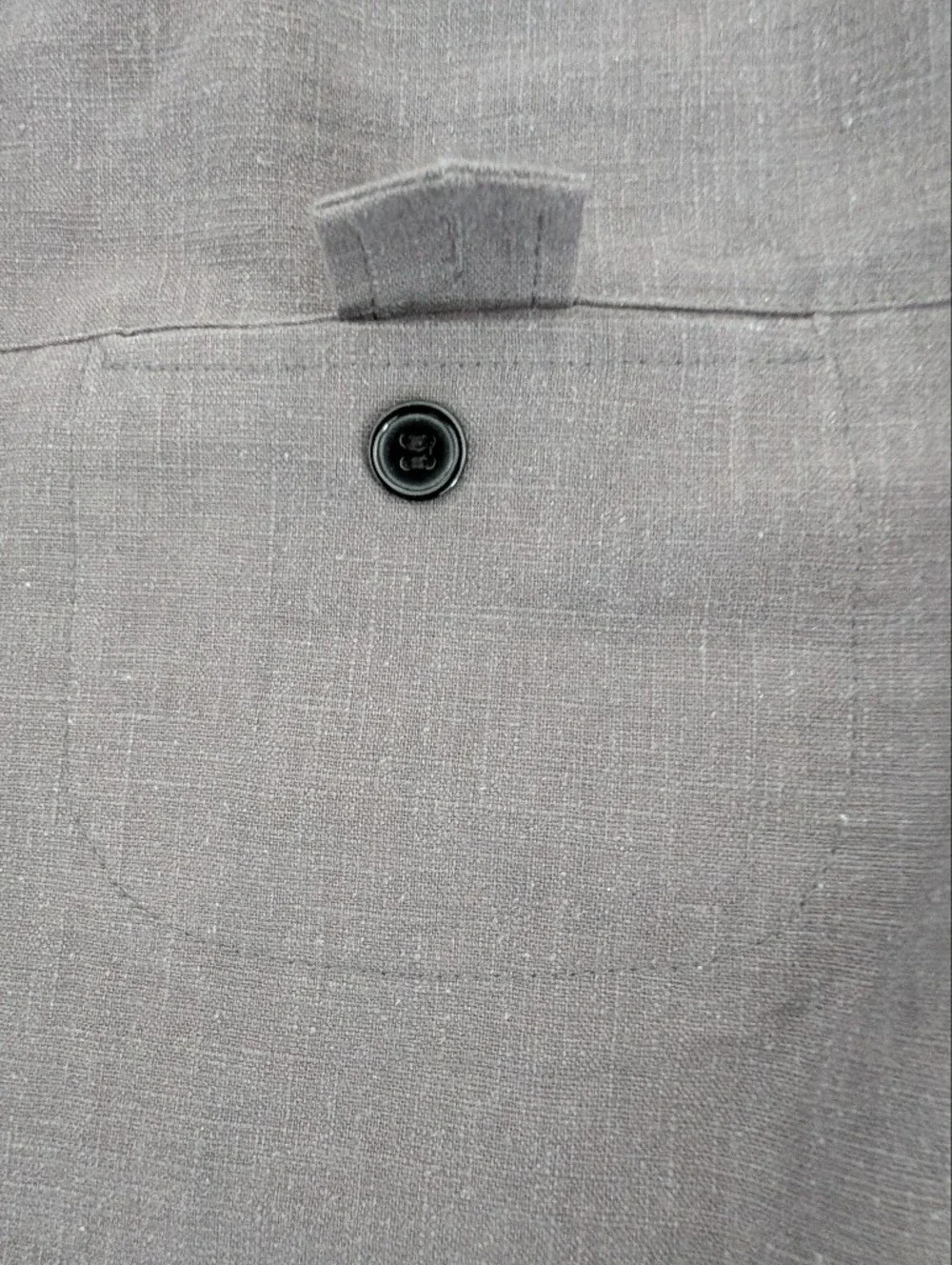 Grey Linen Pants Size M